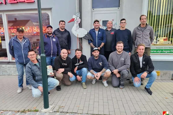 Einsatz für unseren Feuerwehrstorch